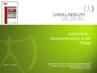 EWERS_Vortrag VPU Good Work - Kulturentwiclklung in der Pflege